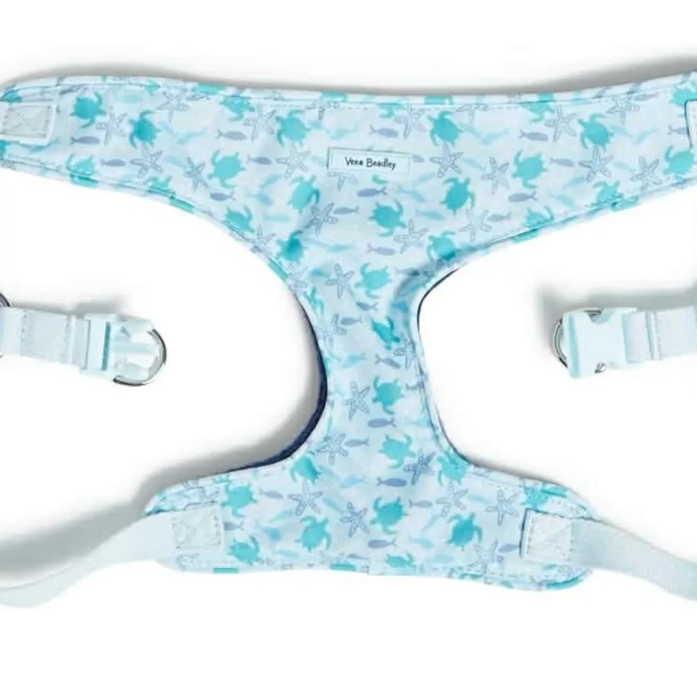 Vera Bradley Aqua Turtle Dog Harness